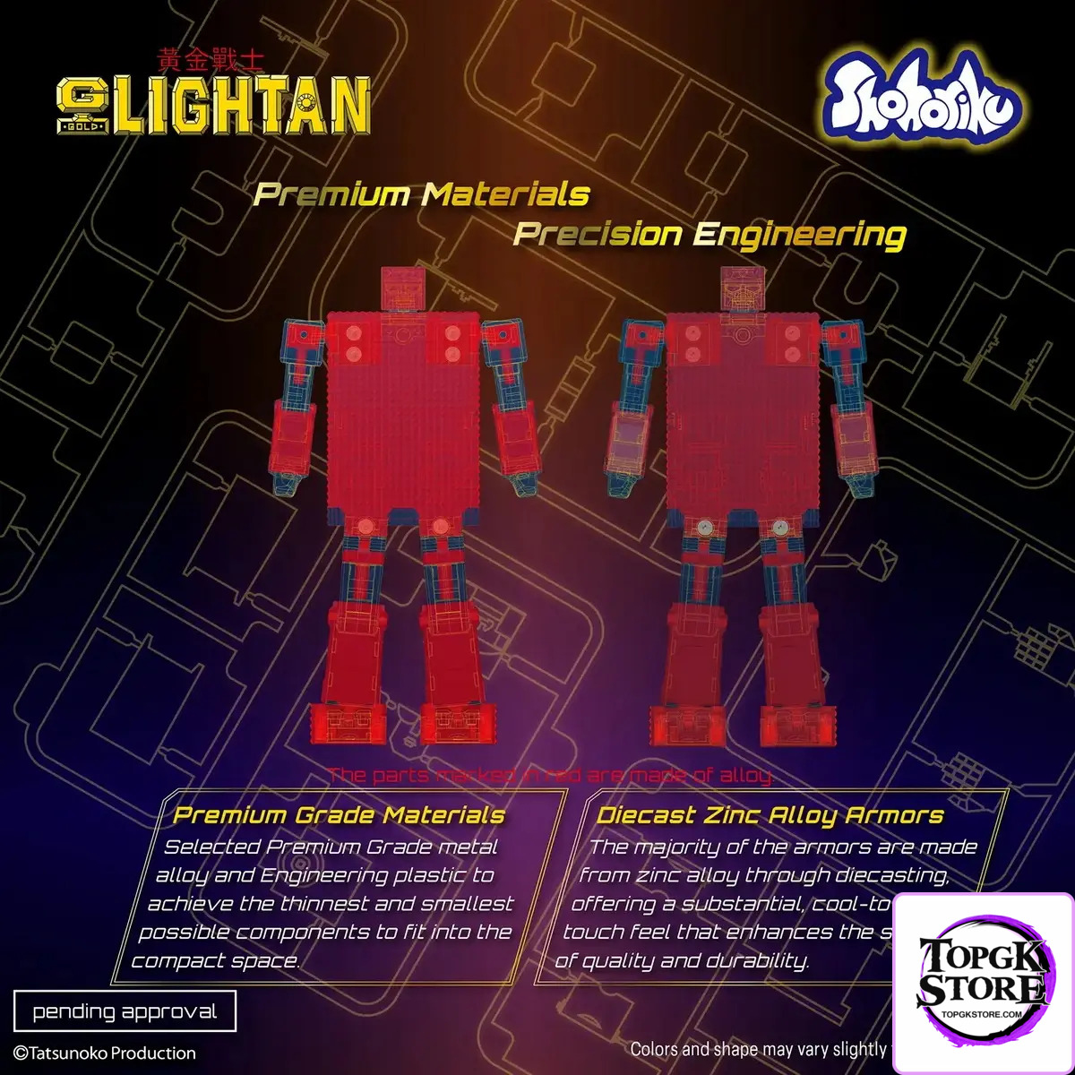 Shohoriku – Gold Lightan The Golden Worrior SK0060 (Licensed) - Photo 4 | TopGKStore