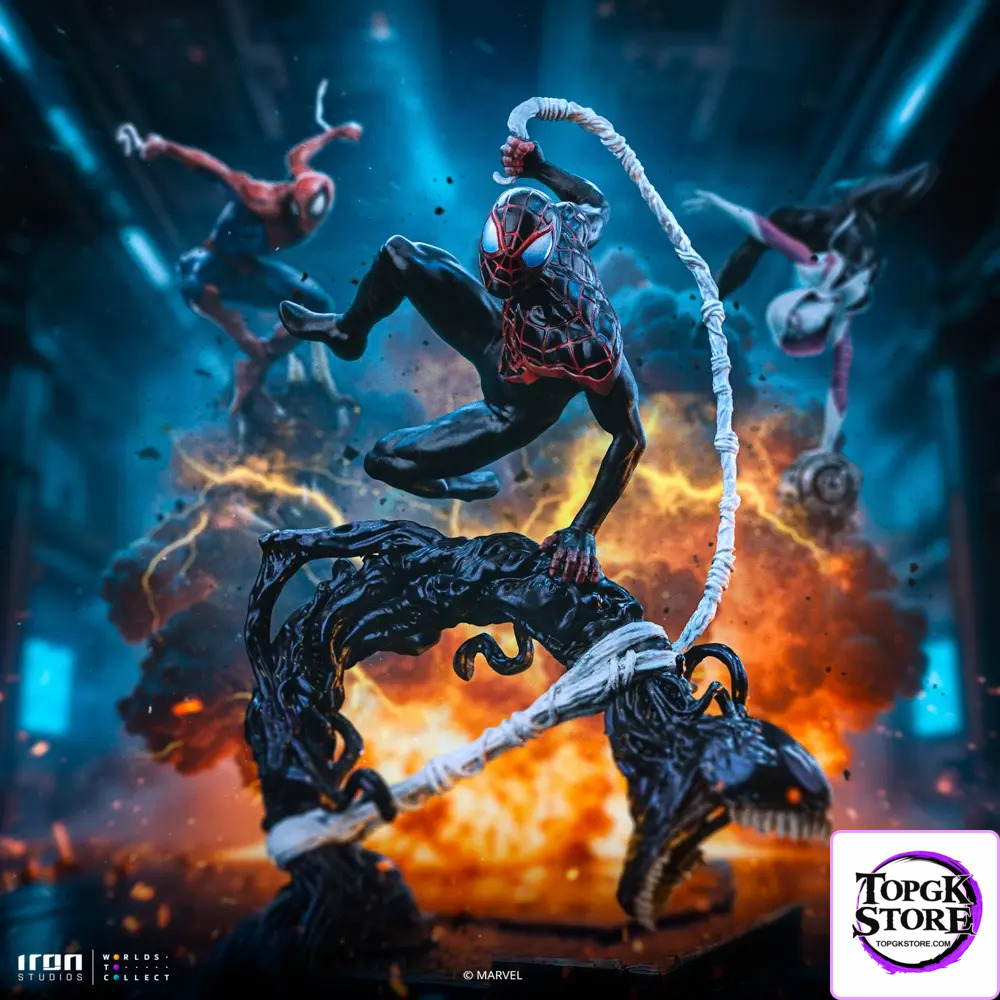 Iron Studio – Marvel Spider-Man vs Villains Diorama BDS Art Scale 1/10 Miles Morales Statue MARCAS120825-10 (Licensed)