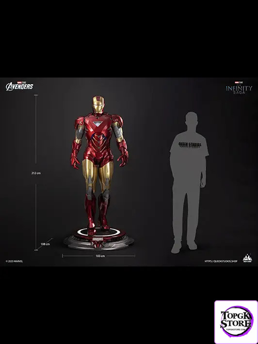 QUEEN Studio – Marvel Iron Man Mark VI 1/1 Statue (Licensed) - Photo 25 | TopGKStore