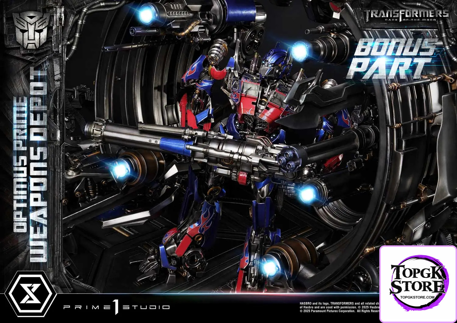Prime 1 Studio – Museum Masterline Transformers: Dark of the Moon (Film) Optimus Prime Weapons Depot MMTFM-38 MMTFM-38S