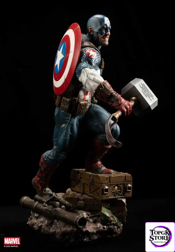 XM Studio – Ultimate Captain America 1/4 Scale Premium Collectible Statue Marvel (Licensed) - Photo 21 | TopGKStore