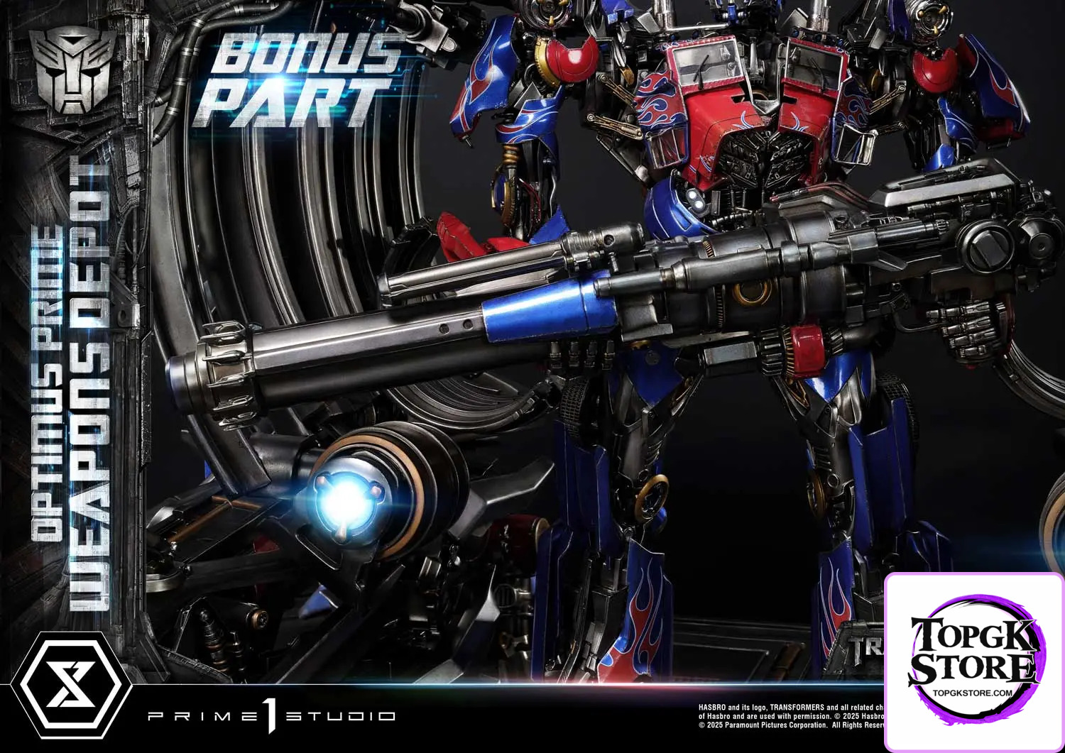 Prime 1 Studio – Museum Masterline Transformers: Dark of the Moon (Film) Optimus Prime Weapons Depot MMTFM-38 MMTFM-38S