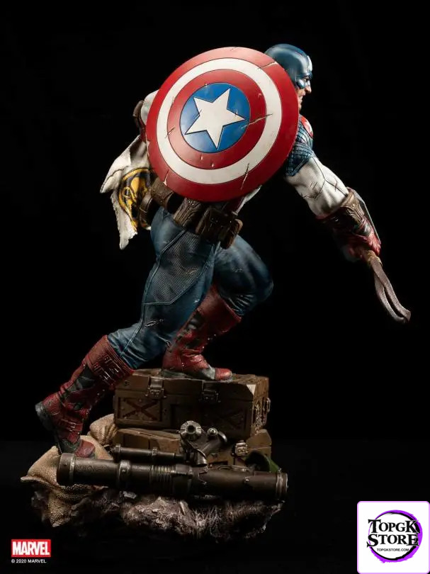 XM Studio – Ultimate Captain America 1/4 Scale Premium Collectible Statue Marvel (Licensed) - Photo 22 | TopGKStore