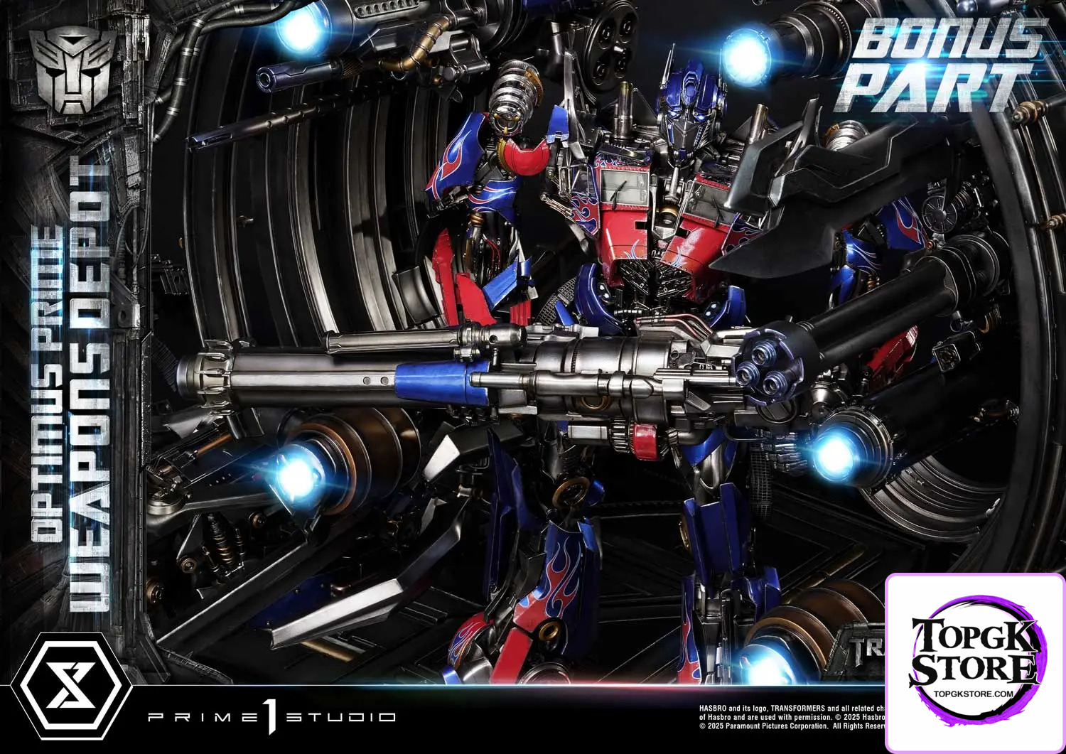 Prime 1 Studio – Museum Masterline Transformers: Dark of the Moon (Film) Optimus Prime Weapons Depot MMTFM-38 MMTFM-38S