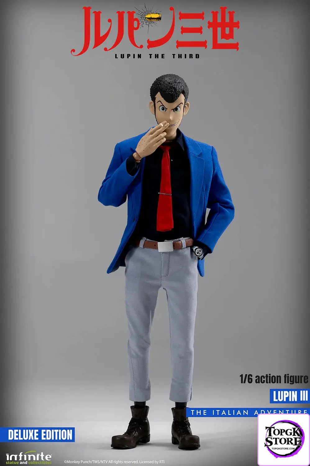 Infinite Statue – Lupin The 3rd The Italian Adventure 1/6 Action Figure Lupin (Licensed) - Photo 1 | TopGKStore