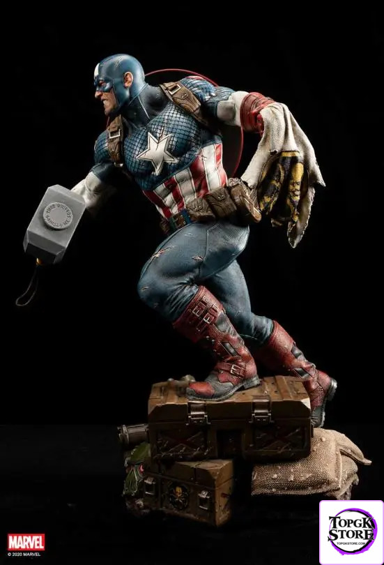 XM Studio – Ultimate Captain America 1/4 Scale Premium Collectible Statue Marvel (Licensed) - Photo 23 | TopGKStore