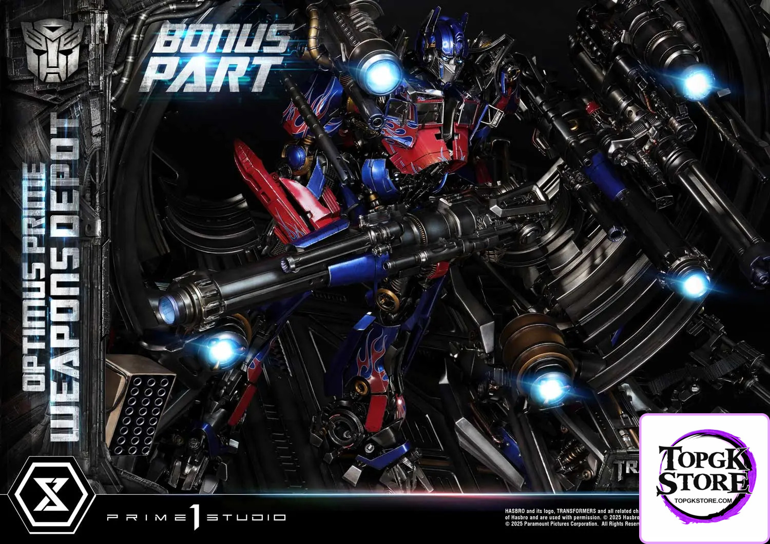 Prime 1 Studio – Museum Masterline Transformers: Dark of the Moon (Film) Optimus Prime Weapons Depot MMTFM-38 MMTFM-38S