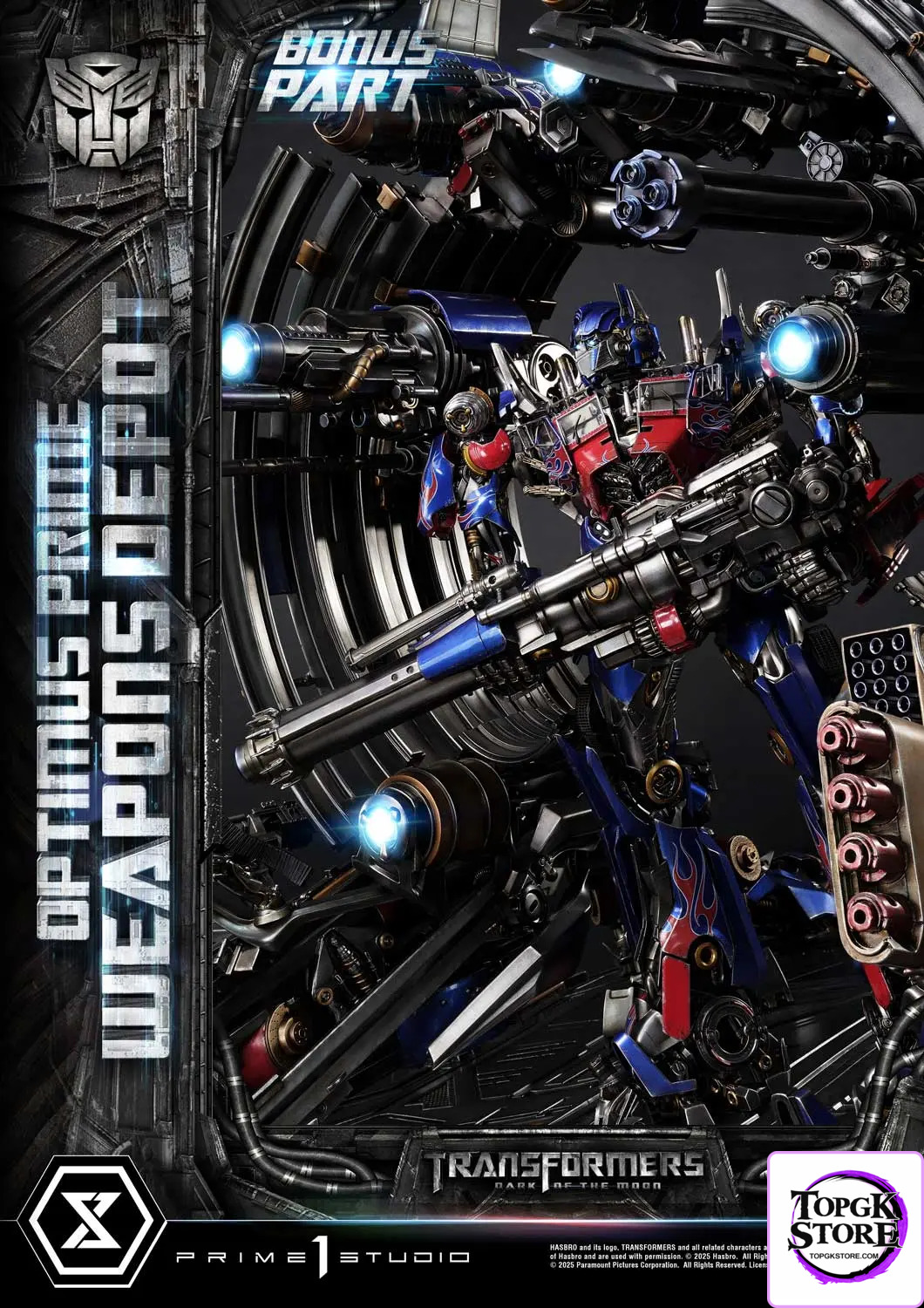 Prime 1 Studio – Museum Masterline Transformers: Dark of the Moon (Film) Optimus Prime Weapons Depot MMTFM-38 MMTFM-38S