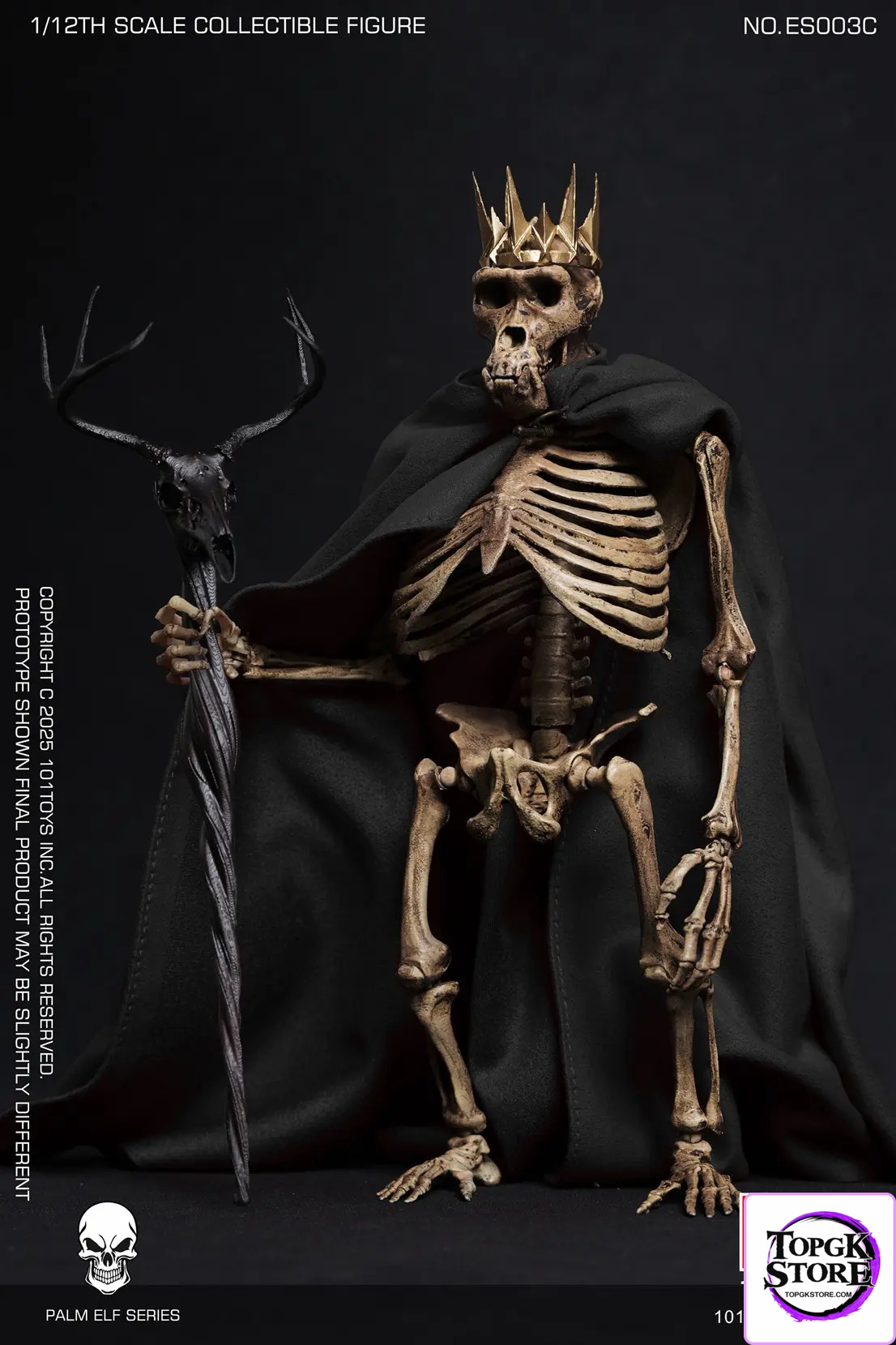 101toys – Original PALM ELF SERIES Gorilla Skull Skeleton Elemental Double Edition Original Color & Silver Edition 