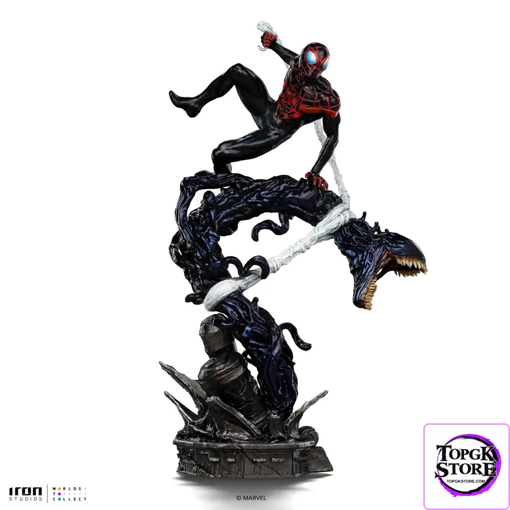 Iron Studio – Marvel Spider-Man vs Villains Diorama BDS Art Scale 1/10 Miles Morales Statue MARCAS120825-10 (Licensed)