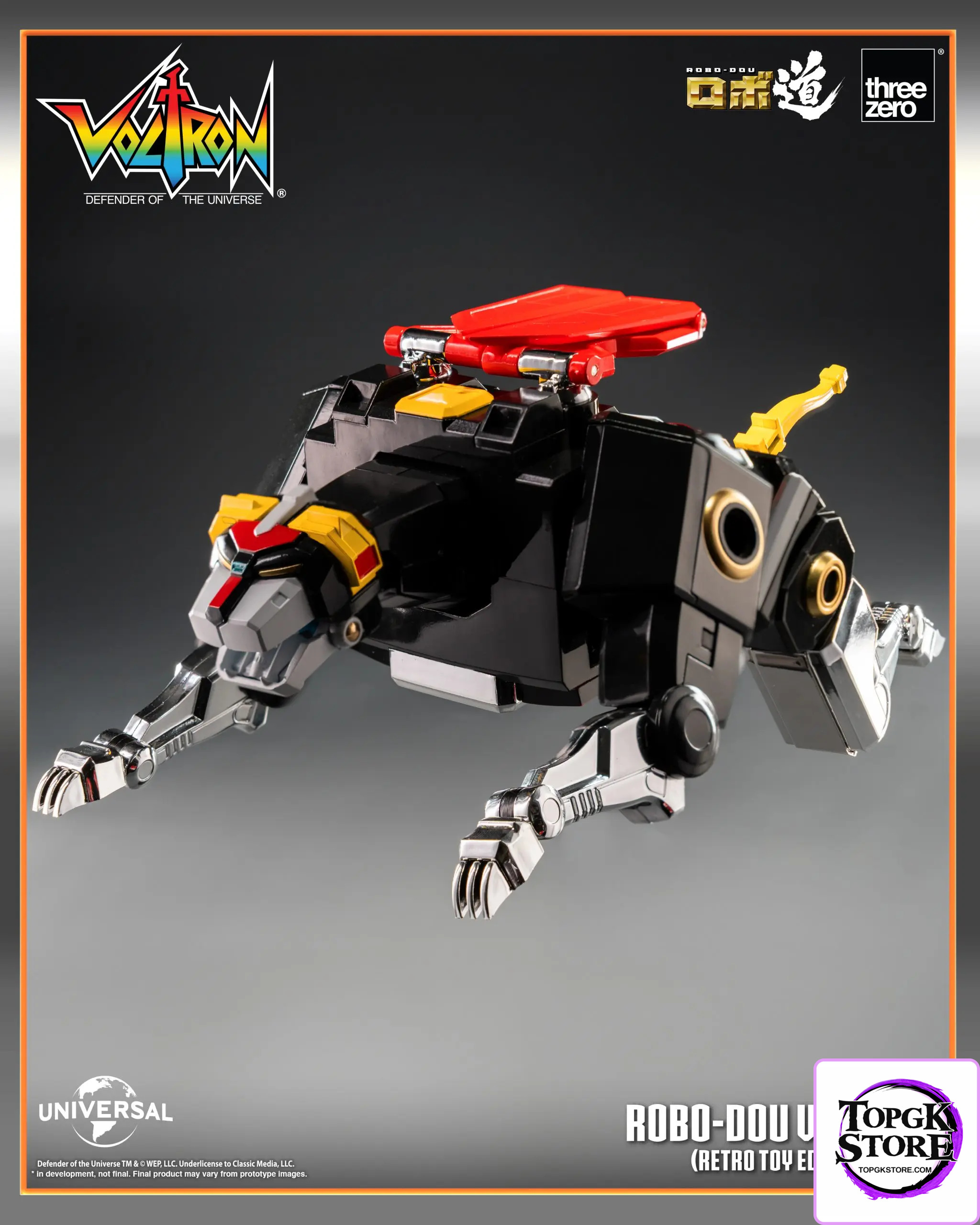 Threezero – Voltron: Defender of the Universe ROBO-DOU Voltron Retro Toy Edition (Licensed) - Photo 23 | TopGKStore