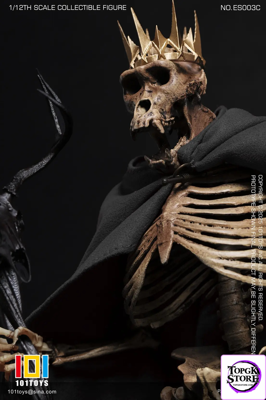 101toys – Original PALM ELF SERIES Gorilla Skull Skeleton Elemental Double Edition Original Color & Silver Edition 