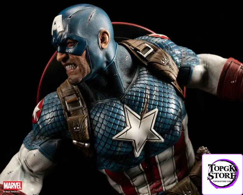XM Studio – Ultimate Captain America 1/4 Scale Premium Collectible Statue Marvel (Licensed) - Photo 26 | TopGKStore