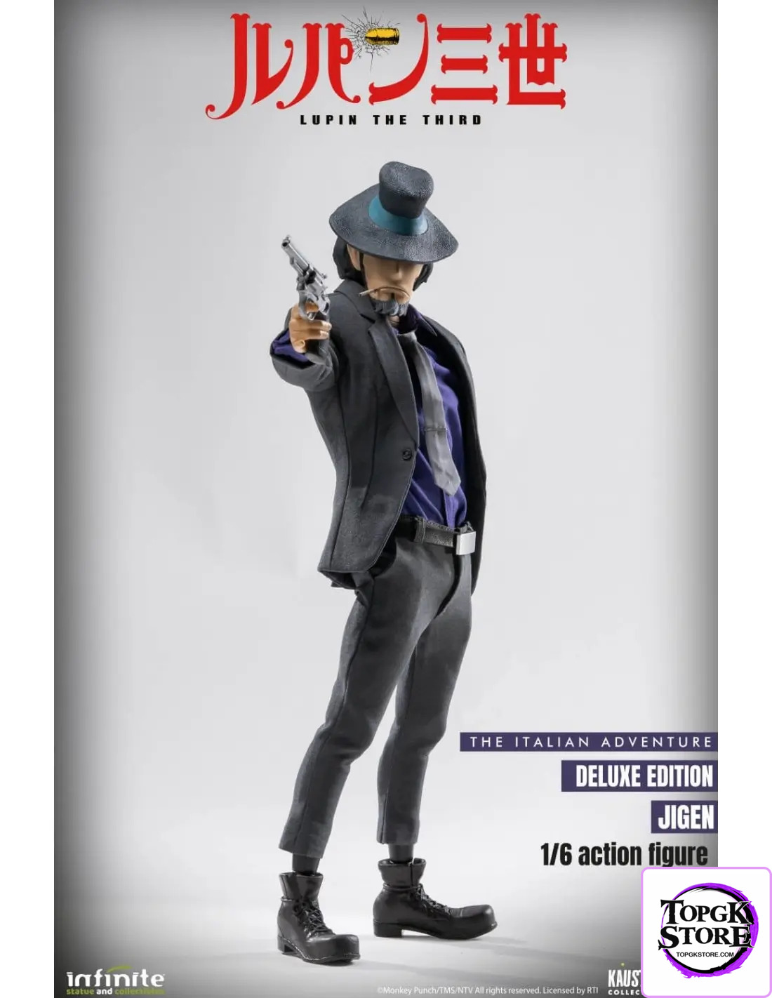 Infinite Statue – Lupin The 3rd The Italian Adventure 1/6 Action Figure Daisuke Jigen (Licensed) - Photo 1 | TopGKStore