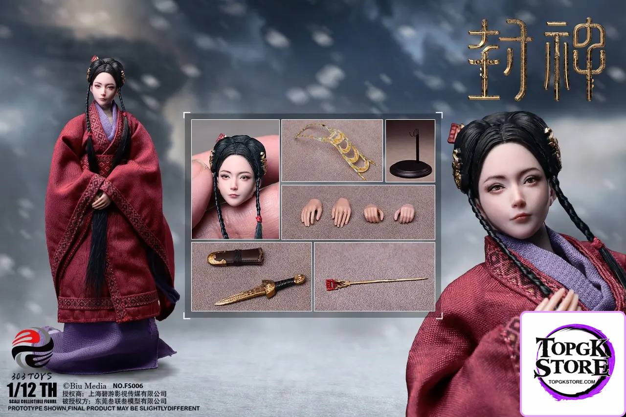 303TOYS – Original 1/12 FS005 CREATION OF THE GODS I – KINGDOM OF STORMS – DA JI FS005 & FS006 (License