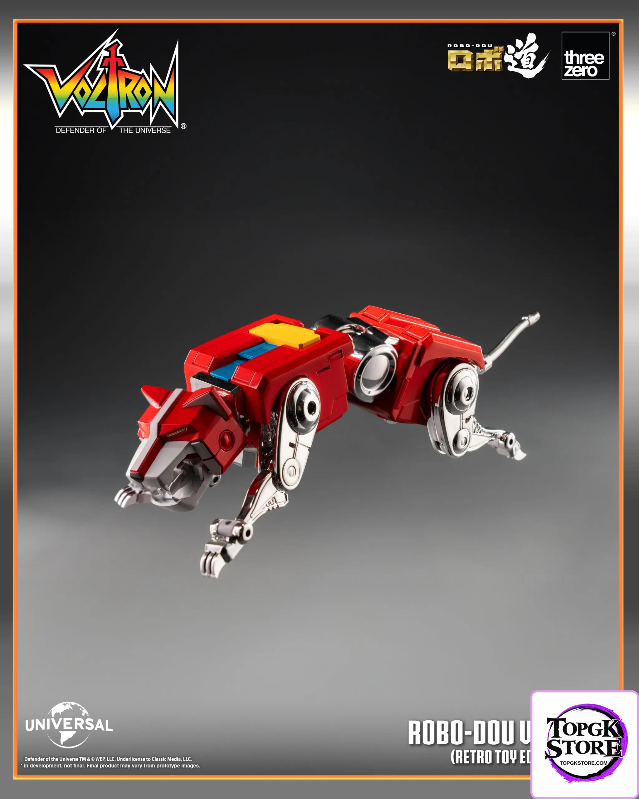 Threezero – Voltron: Defender of the Universe ROBO-DOU Voltron Retro Toy Edition (Licensed) - Photo 24 | TopGKStore