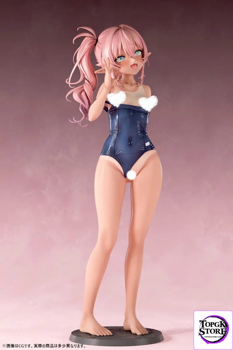 Insight – Nikkan Girl: Tanned Elf in Swimsuit Small Breasts Mina 1/5 Scale Painted Complete Figure (Licensed) - Photo 1