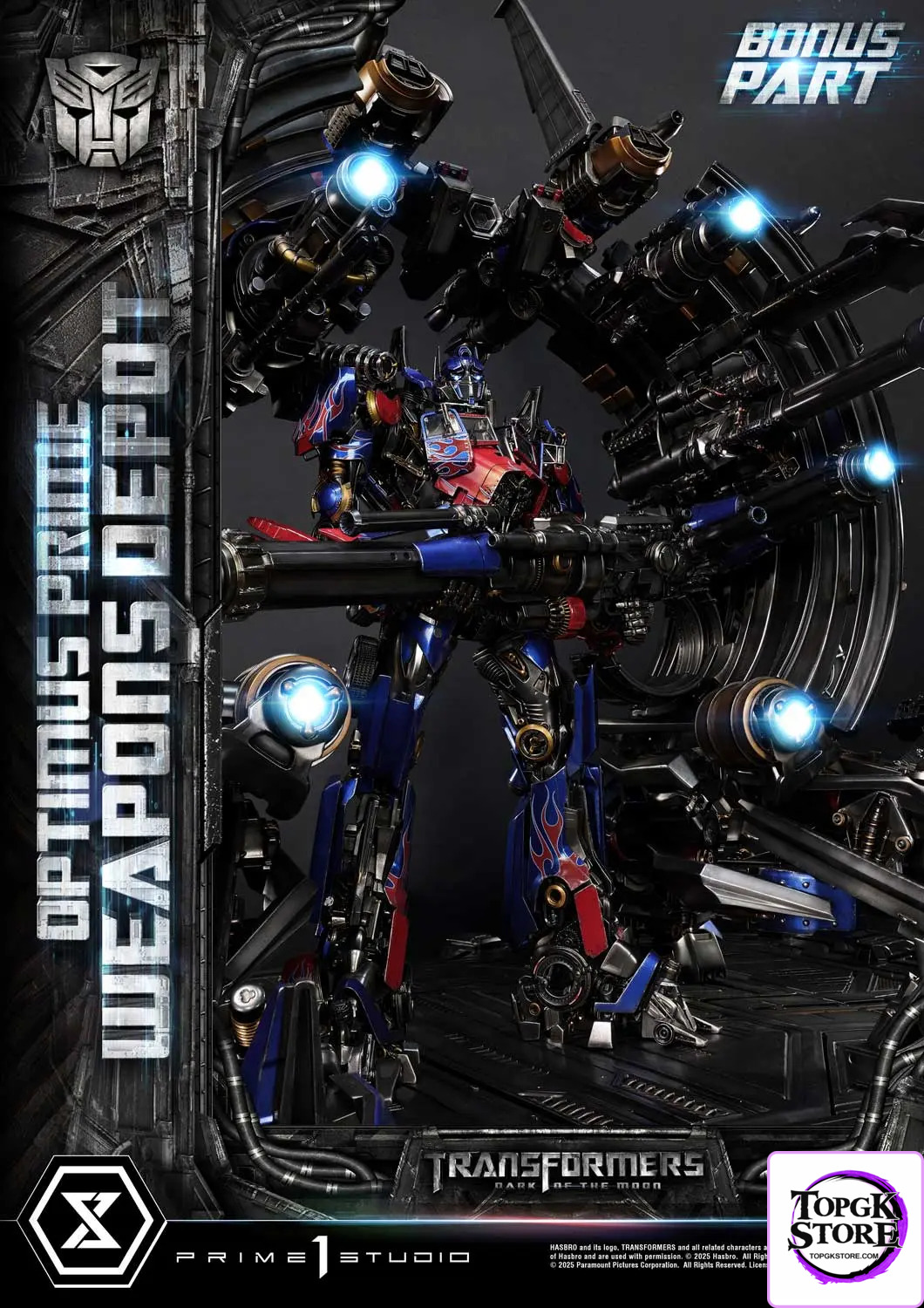Prime 1 Studio – Museum Masterline Transformers: Dark of the Moon (Film) Optimus Prime Weapons Depot MMTFM-38 MMTFM-38S