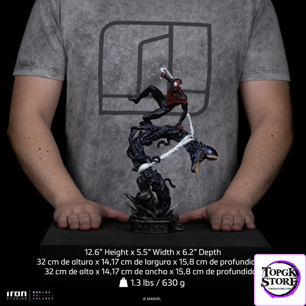 Iron Studio – Marvel Spider-Man vs Villains Diorama BDS Art Scale 1/10 Miles Morales Statue MARCAS120825-10 (Licensed)