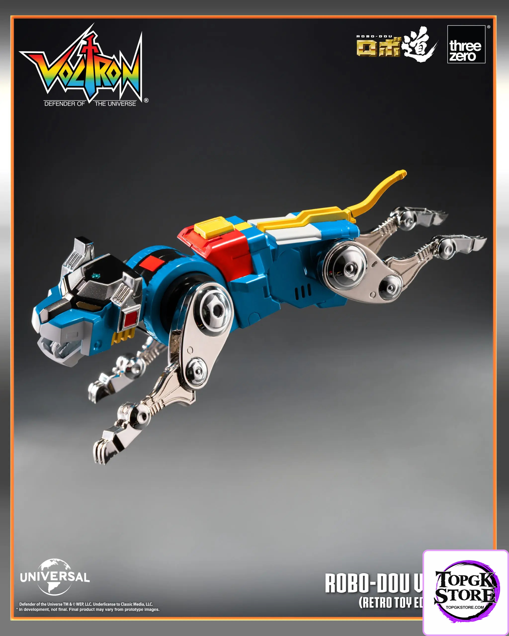 Threezero – Voltron: Defender of the Universe ROBO-DOU Voltron Retro Toy Edition (Licensed) - Photo 26 | TopGKStore