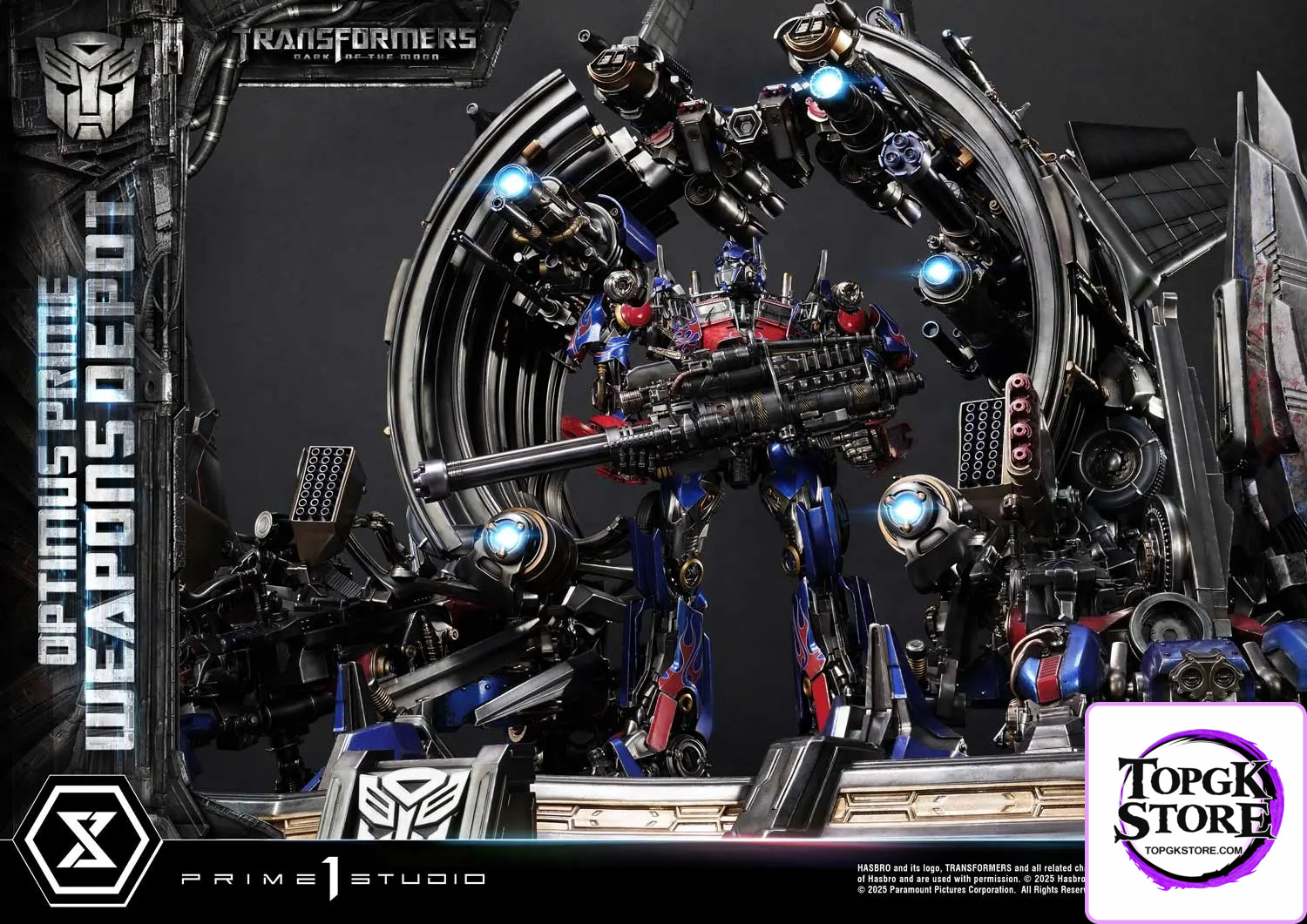 Prime 1 Studio – Museum Masterline Transformers: Dark of the Moon (Film) Optimus Prime Weapons Depot MMTFM-38 MMTFM-38S