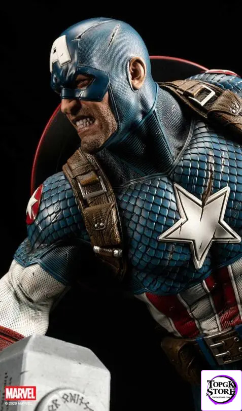 XM Studio – Ultimate Captain America 1/4 Scale Premium Collectible Statue Marvel (Licensed) - Photo 2 | TopGKStore