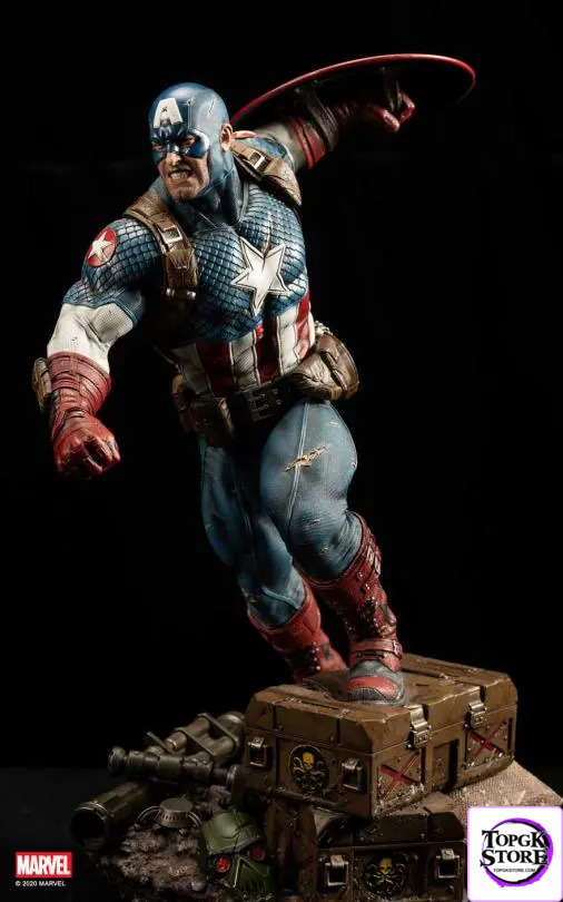XM Studio – Ultimate Captain America 1/4 Scale Premium Collectible Statue Marvel (Licensed) - Photo 4 | TopGKStore