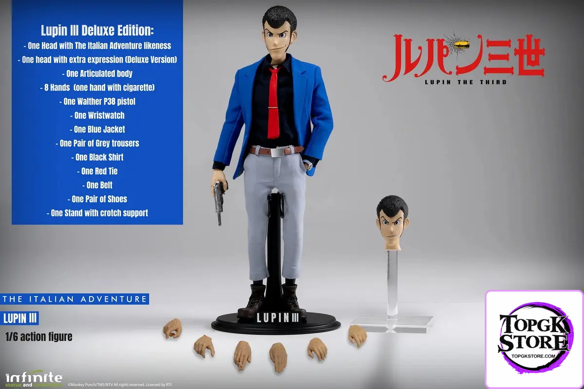 Infinite Statue – Lupin The 3rd The Italian Adventure 1/6 Action Figure Lupin (Licensed) - Photo 2 | TopGKStore