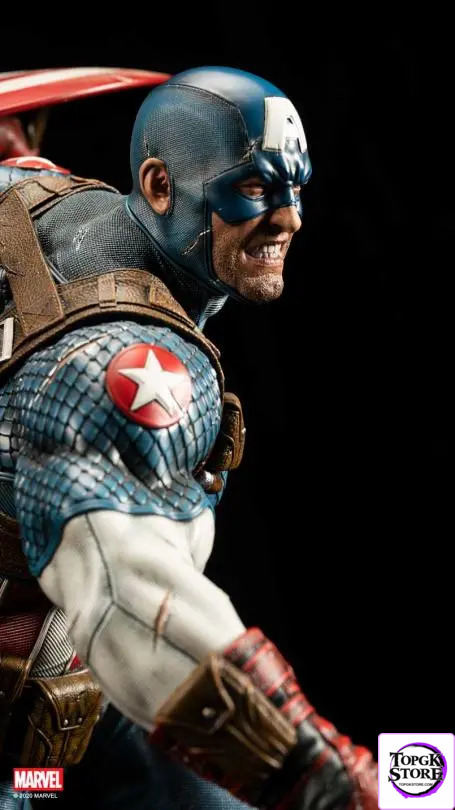 XM Studio – Ultimate Captain America 1/4 Scale Premium Collectible Statue Marvel (Licensed) - Photo 6 | TopGKStore