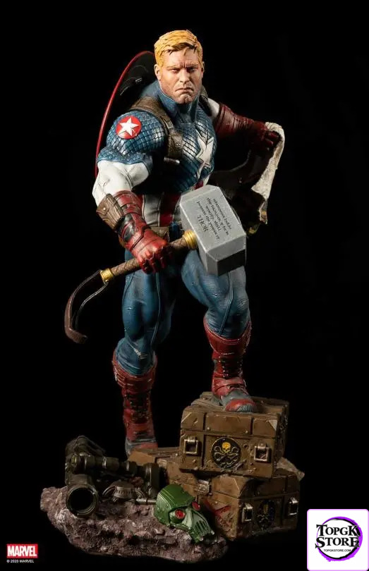 XM Studio – Ultimate Captain America 1/4 Scale Premium Collectible Statue Marvel (Licensed) - Photo 8 | TopGKStore