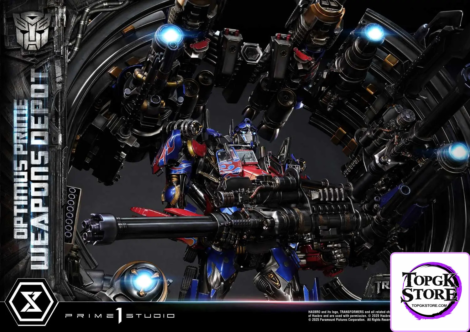 Prime 1 Studio – Museum Masterline Transformers: Dark of the Moon (Film) Optimus Prime Weapons Depot MMTFM-38 MMTFM-38S