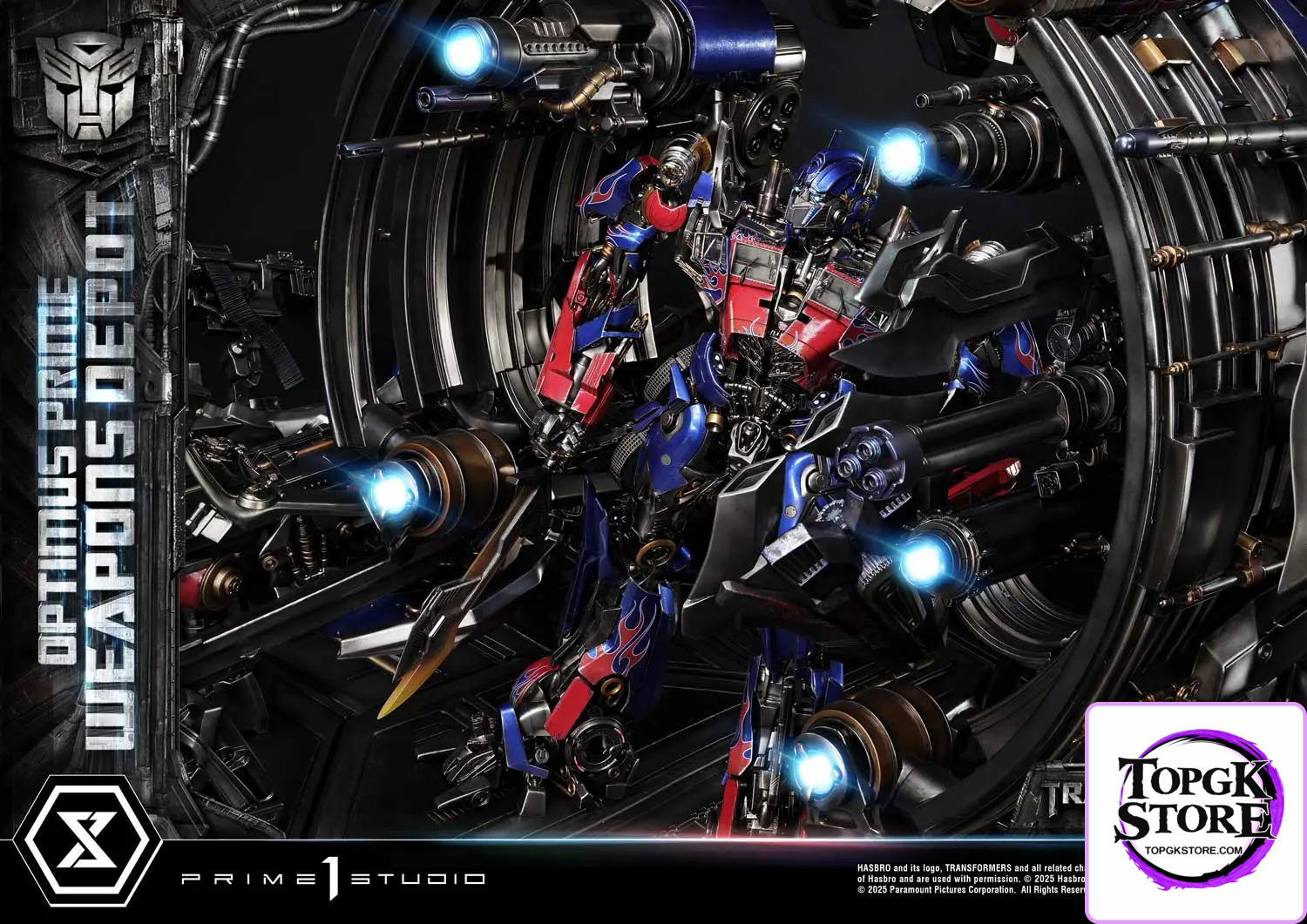 Prime 1 Studio – Museum Masterline Transformers: Dark of the Moon (Film) Optimus Prime Weapons Depot MMTFM-38 MMTFM-38S