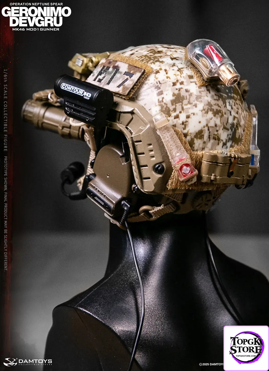 DAMTOYS – DEVGRU Operation Neptune Spear GERONIMO MK46 MOD1 Gunner 78107 (Licensed) - Photo 2 | TopGKStore