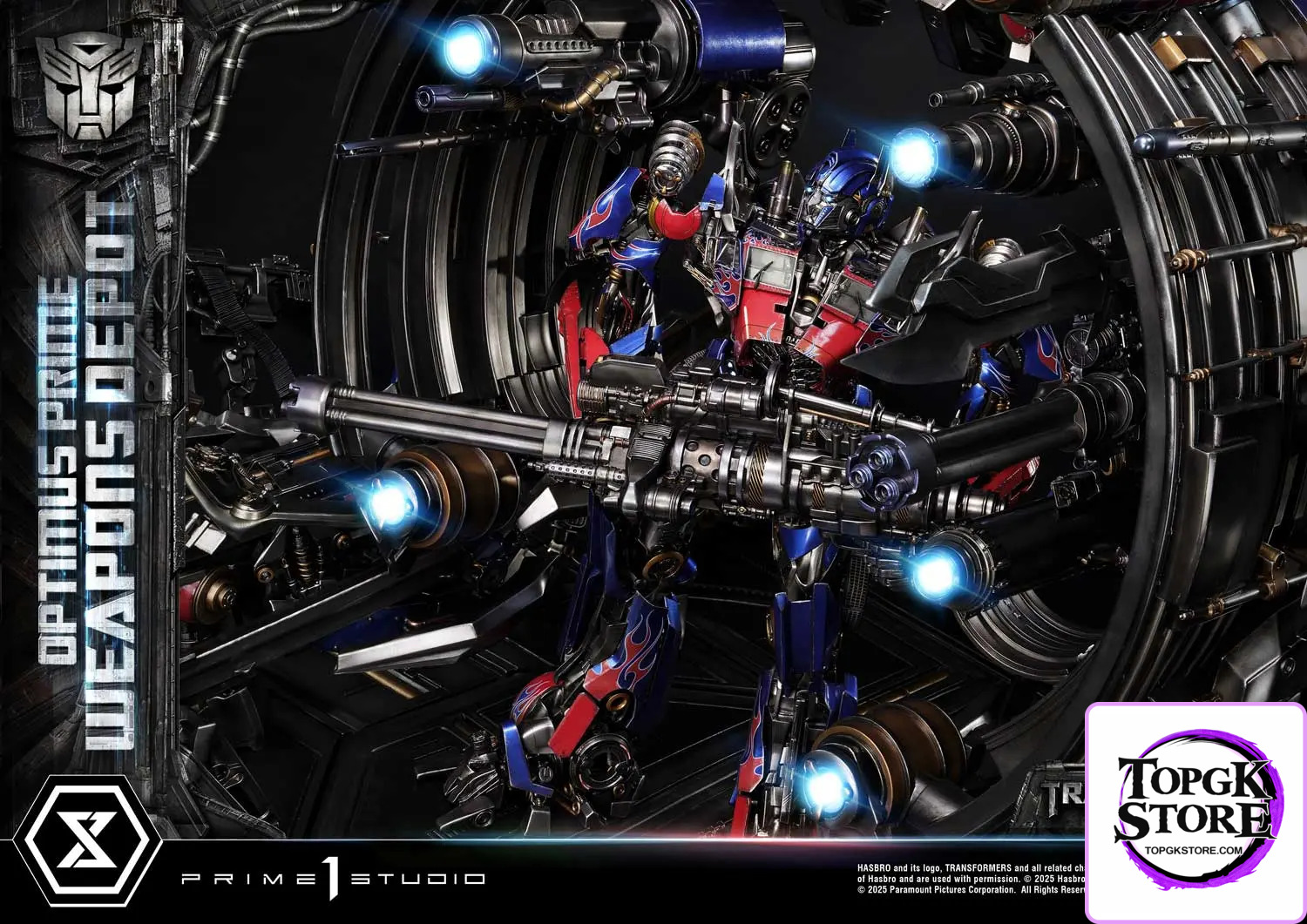 Prime 1 Studio – Museum Masterline Transformers: Dark of the Moon (Film) Optimus Prime Weapons Depot MMTFM-38 MMTFM-38S
