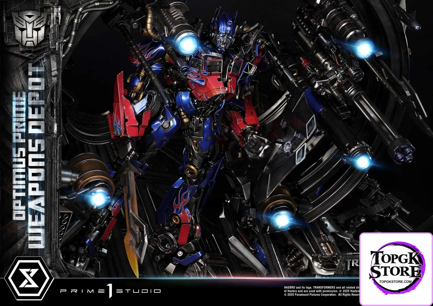 Prime 1 Studio – Museum Masterline Transformers: Dark of the Moon (Film) Optimus Prime Weapons Depot MMTFM-38 MMTFM-38S