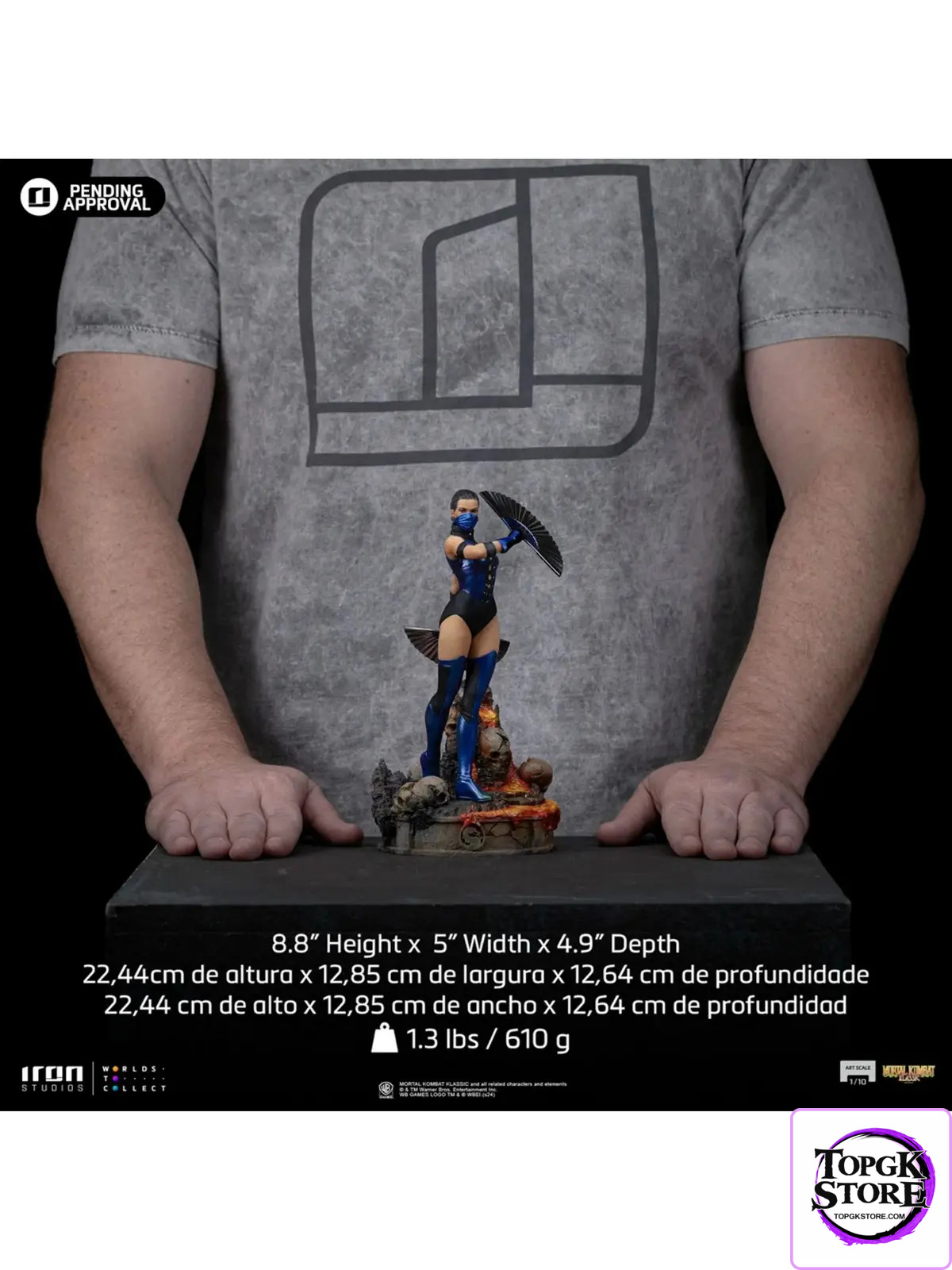 Iron Studios – Kitana Statue Mortal Kombat Art Scale MORTAL122925-10 (Licensed) - Photo 7 | TopGKStore