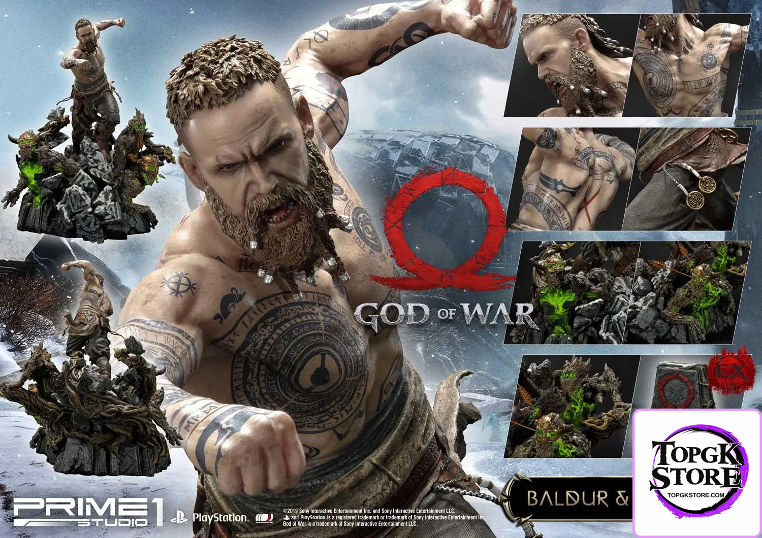 Prime 1 Studio – Ultimate Premium Masterline God Of War Baldur & Broods UPMGOW-01 UPMGOW-01EX(Licensed) - Photo 19