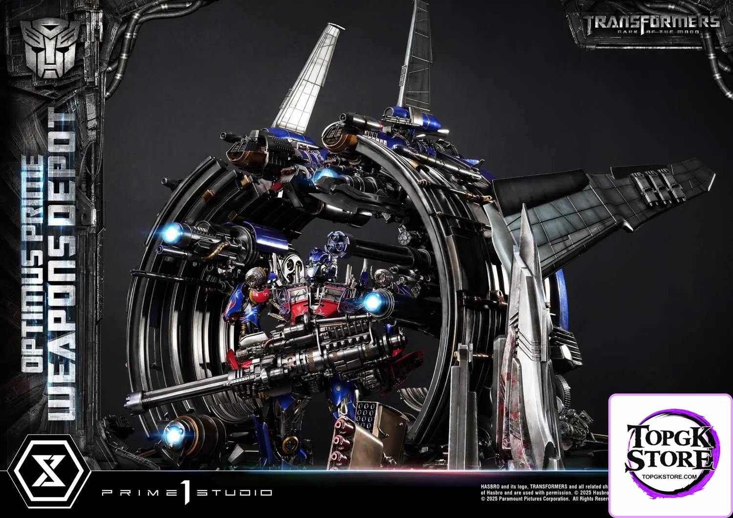 Prime 1 Studio – Museum Masterline Transformers: Dark of the Moon (Film) Optimus Prime Weapons Depot MMTFM-38 MMTFM-38S