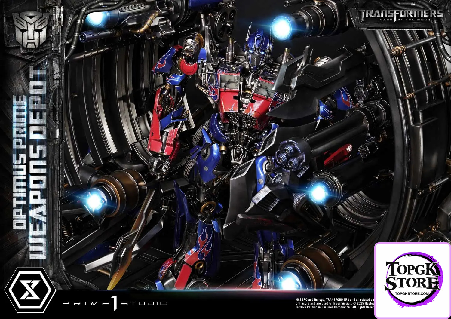 Prime 1 Studio – Museum Masterline Transformers: Dark of the Moon (Film) Optimus Prime Weapons Depot MMTFM-38 MMTFM-38S