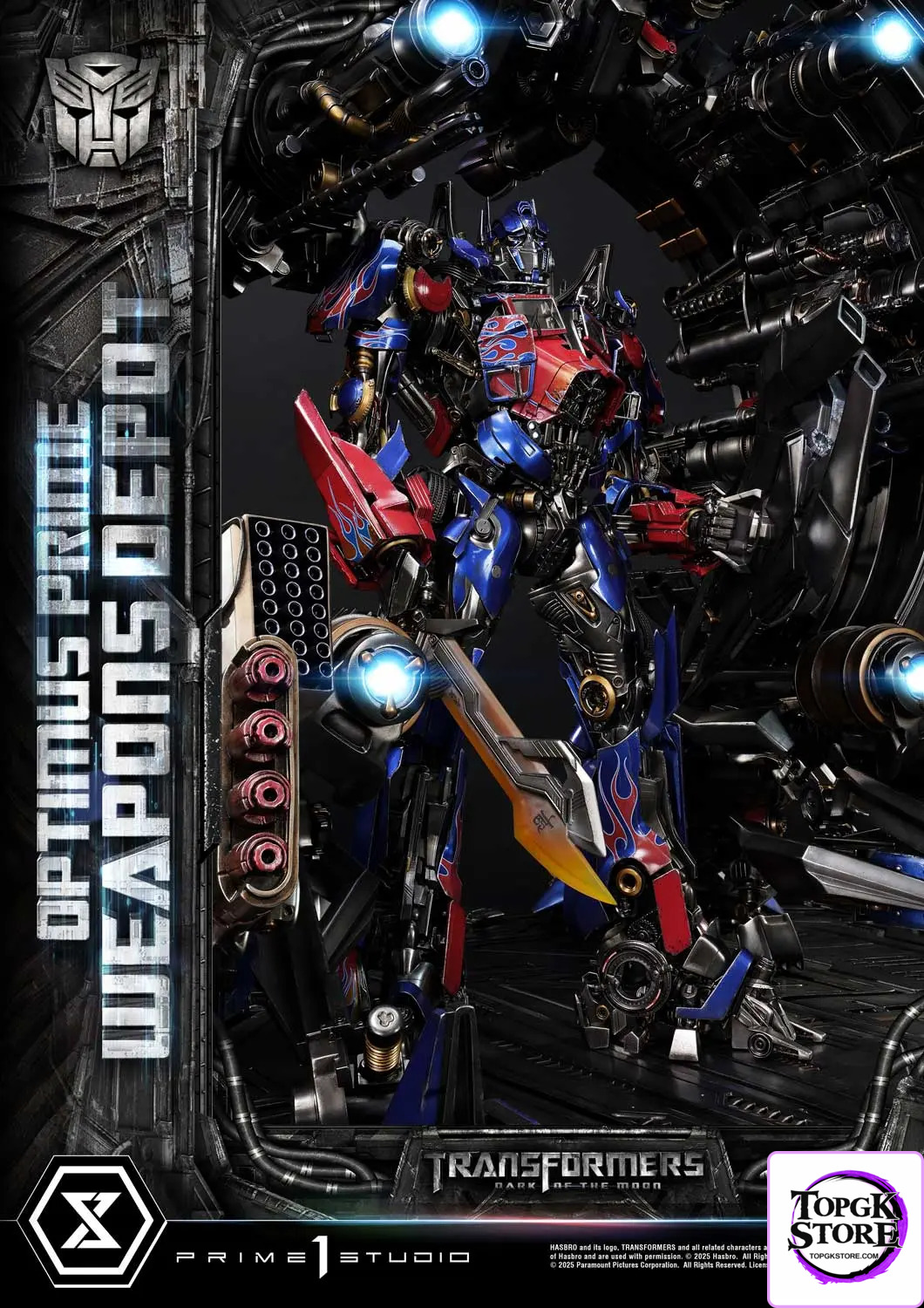 Prime 1 Studio – Museum Masterline Transformers: Dark of the Moon (Film) Optimus Prime Weapons Depot MMTFM-38 MMTFM-38S