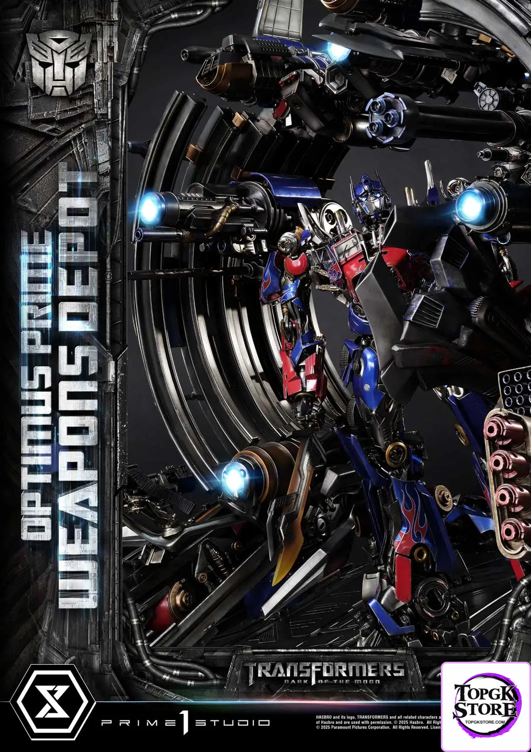 Prime 1 Studio – Museum Masterline Transformers: Dark of the Moon (Film) Optimus Prime Weapons Depot MMTFM-38 MMTFM-38S