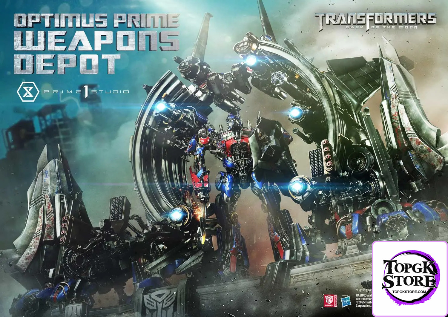 Prime 1 Studio – Museum Masterline Transformers: Dark of the Moon (Film) Optimus Prime Weapons Depot MMTFM-38 MMTFM-38S
