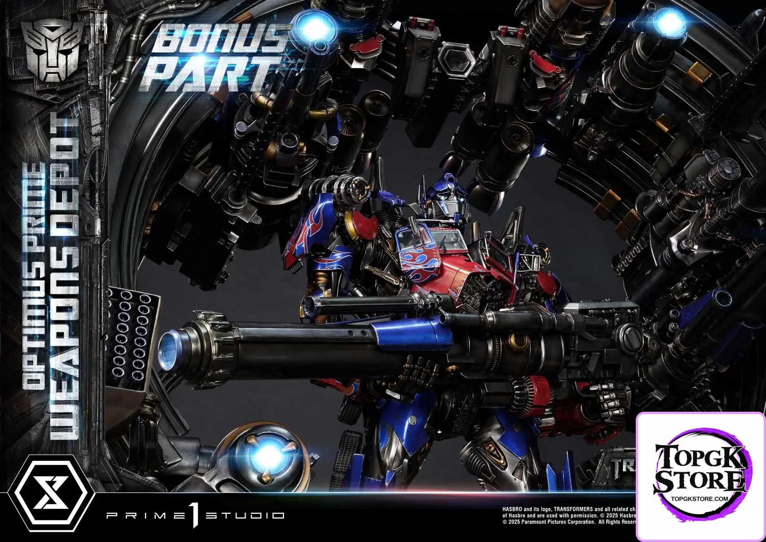 Prime 1 Studio – Museum Masterline Transformers: Dark of the Moon (Film) Optimus Prime Weapons Depot MMTFM-38 MMTFM-38S
