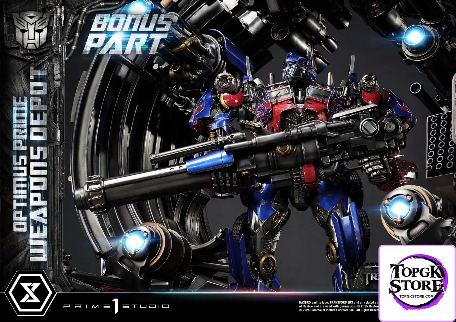Prime 1 Studio – Museum Masterline Transformers: Dark of the Moon (Film) Optimus Prime Weapons Depot MMTFM-38 MMTFM-38S