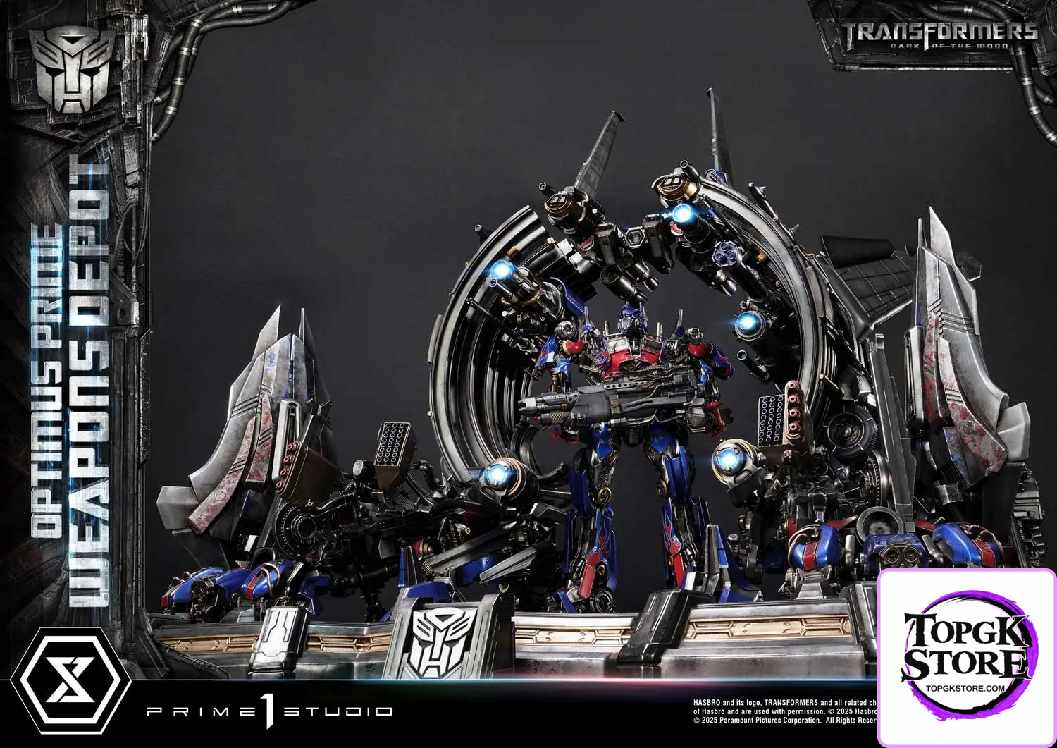 Prime 1 Studio – Museum Masterline Transformers: Dark of the Moon (Film) Optimus Prime Weapons Depot MMTFM-38 MMTFM-38S