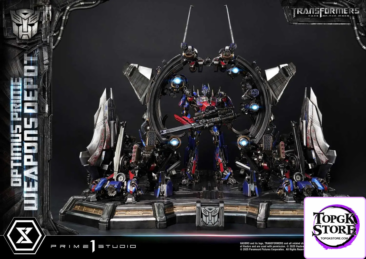 Prime 1 Studio – Museum Masterline Transformers: Dark of the Moon (Film) Optimus Prime Weapons Depot MMTFM-38 MMTFM-38S