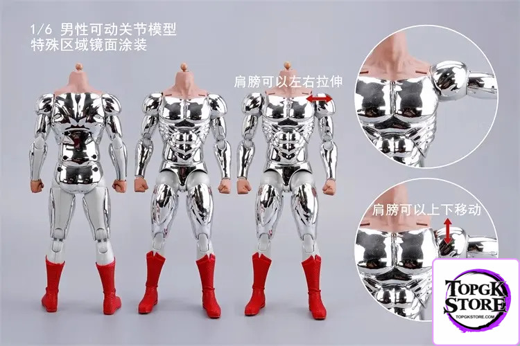 COMBA SUIT – DC SN01 1/6 Male Body and Clothes for Superman Without Head - Photo 9 | TopGKStore