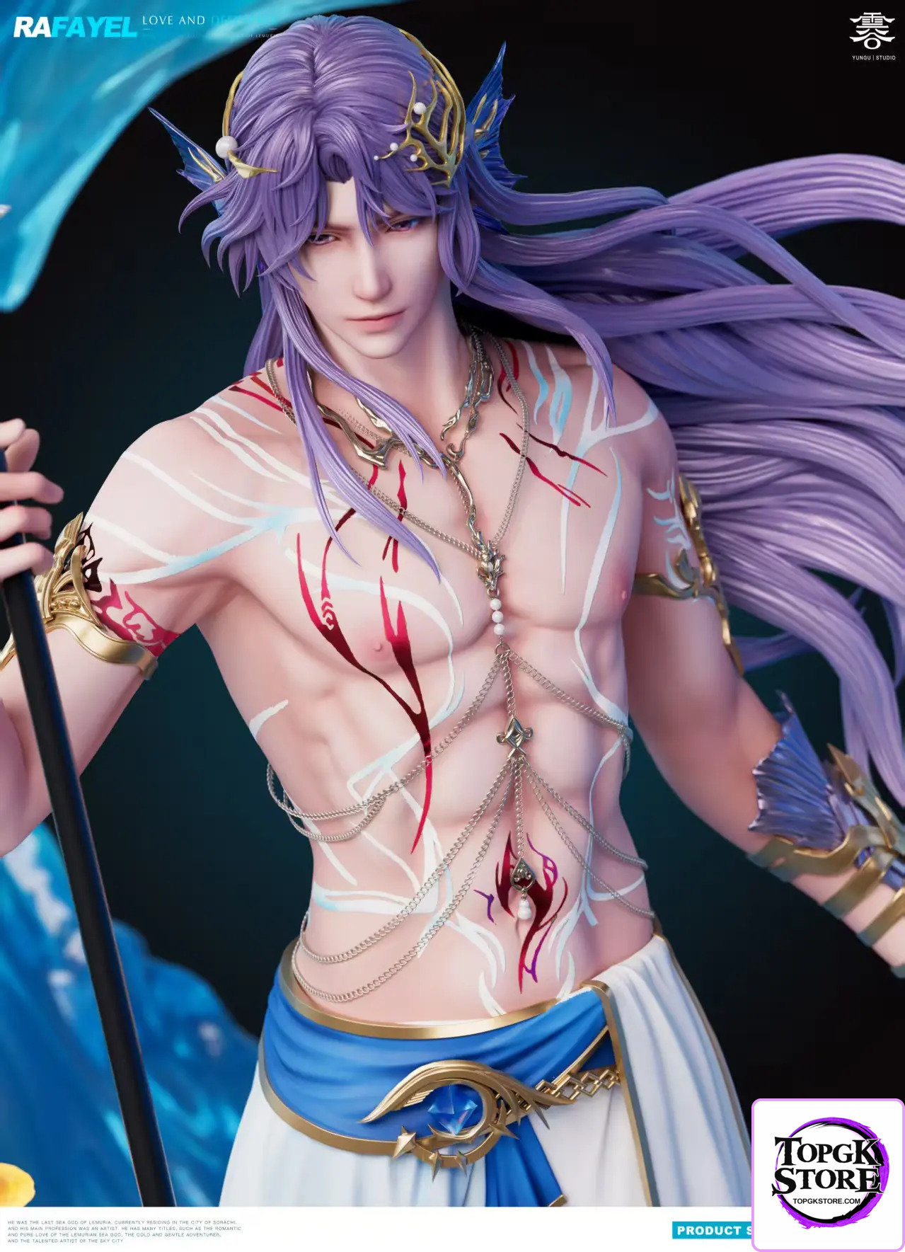 Yun Gu Studio – Love and Deepspace 1/6 Statue Mermaid Rafayel - Photo 13 | TopGKStore