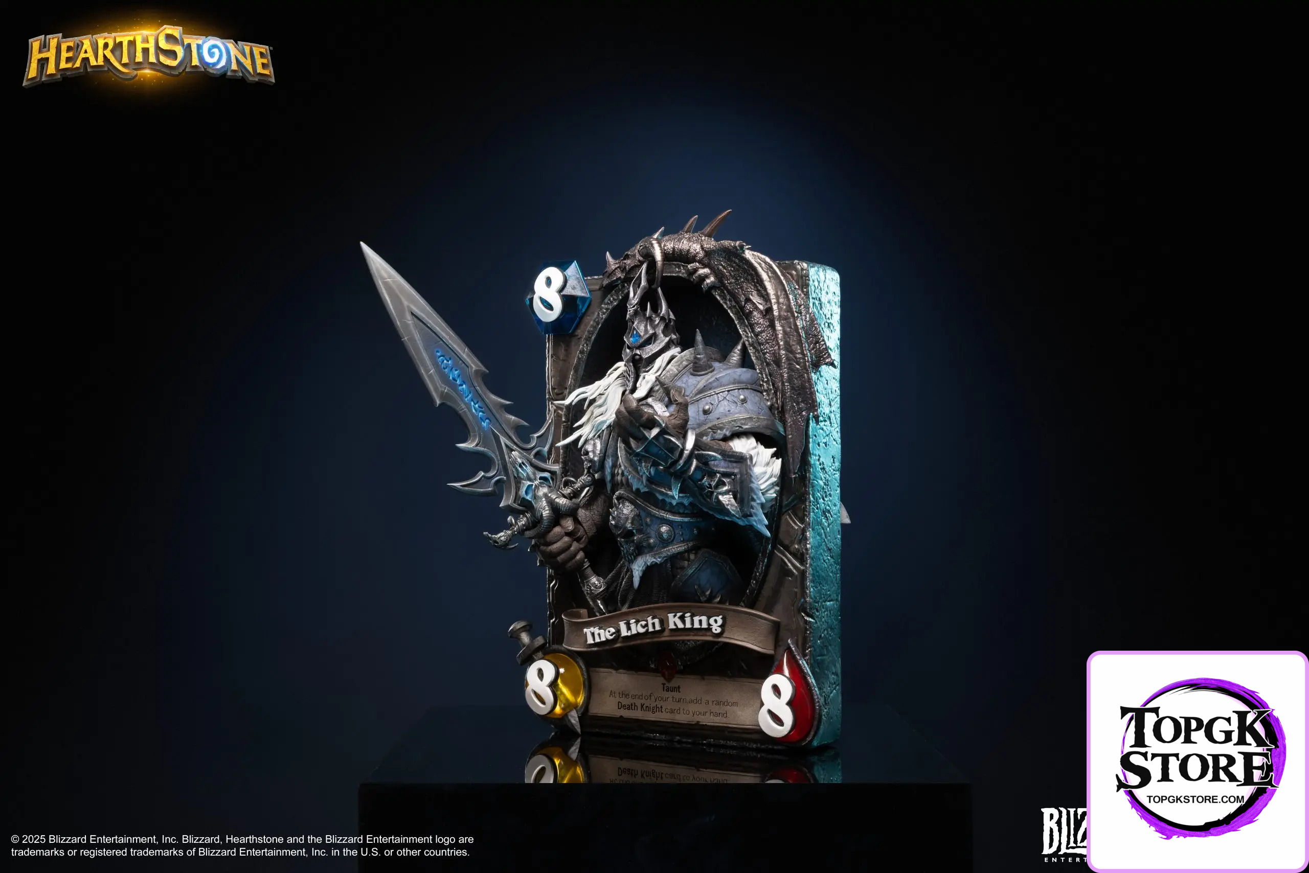 HEX Collectibles – Blizzard Official Licensed Hearthstone Lich King Card Art Statue HEXFRAME04 (Licensed) - Photo 2 | T