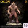 X-PLUS PLEX Studio – Ray Harryhausen series 23cm Ray Harryhausen Series Cyclops Model Kit White Film 411-200363CP (Lice